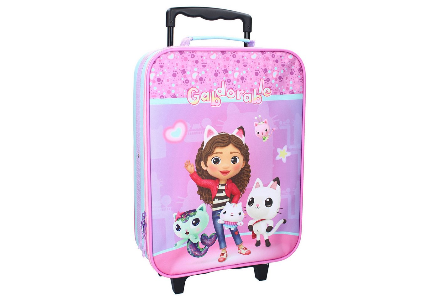 Vadobag Trolley Gabby’s Dollhouse Trolley Kinder Rollkoffer Mädchen Reise Koffer Lila von Vadobag
