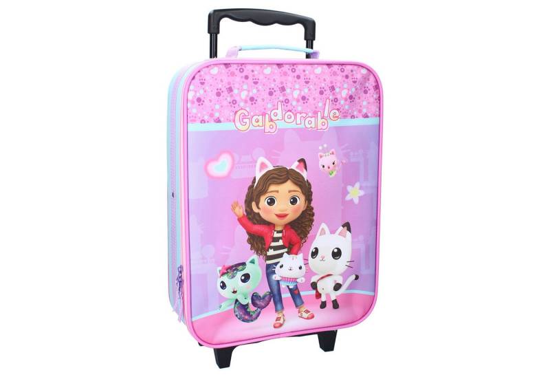 Vadobag Trolley Gabby’s Dollhouse Trolley Kinder Rollkoffer Mädchen Reise Koffer Lila von Vadobag