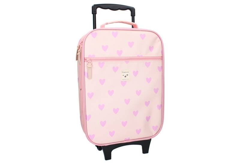 Vadobag Trolley Kidzroom Kindertrolley mit Herzmotiv für Kinder Rollkoffer von Vadobag