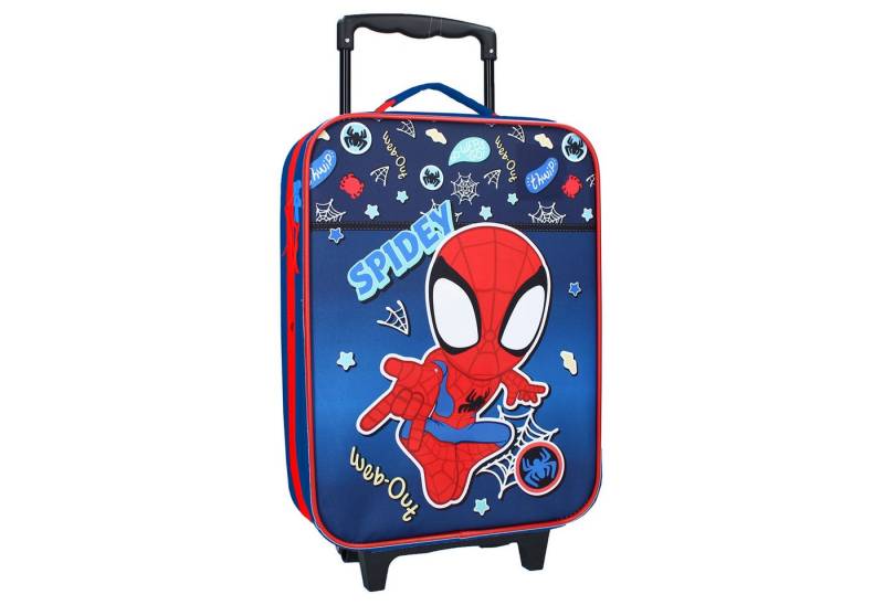 Vadobag Trolley Marvel Spidey Kinder Koffer – Made To Roll Reisekoffer 49x31x14 cm von Vadobag