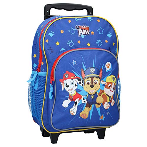 Vadobag Trolley-Rucksack XL | Paw Patrol | 38 cm | Kinder Handgepäck Koffer | Chase, Marshall & Rubble von Vadobag