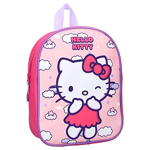 Vadobag Unisex Kinder 29cm, Hello Kitty Rucksack, rot von Vadobag