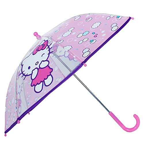 Vadobag Unisex Kinder Rainy Days, Hello Kitty Regenschirm, rot von Vadobag