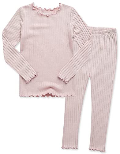 Vaenait Baby Kinder lang zweiteiliger Schlafanzug Set shirring Peach XL von Vaenait Baby