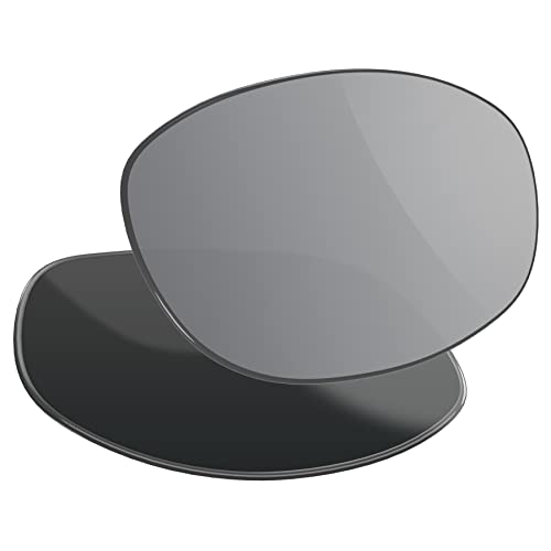 Vaep Polarisierte Ersatzgläser für Wiley X Curve Sonnenbrille - Silber Titan von Vaep