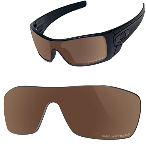 Vaep Polycarbonat Ersatzgläser für Oakley Batwolf OO9101 - Braun POLARISIERT von Vaep