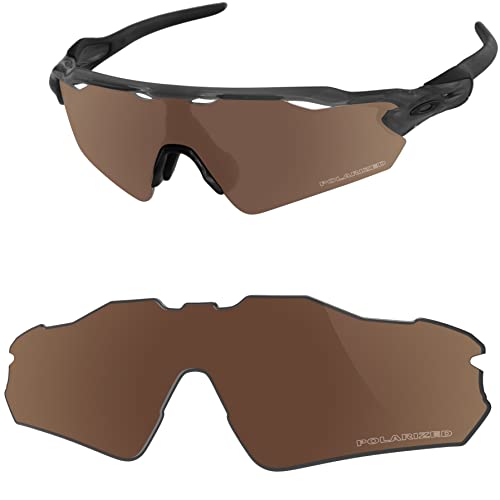 Vaep Polycarbonat Ersatzgläser für Oakley Radar EV Path OO9208 - Braun POLARISIERT von Vaep