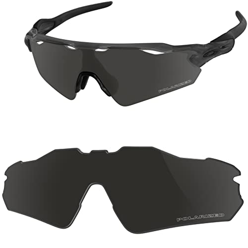 Vaep Polycarbonat Ersatzgläser für Oakley Radar EV Path OO9208 - Pechschwarz POLARISIERT von Vaep