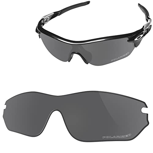 Vaep Polycarbonat Ersatzgläser für Oakley RadarLock Edge OO9183 - Schwarzes Uran POLARISIERT von Vaep