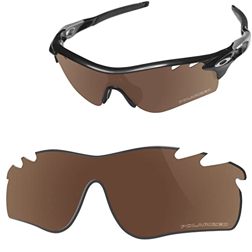 Vaep Polycarbonat Ersatzgläser für Oakley RadarLock Path Vented OO9206 - Braun POLARISIERT von Vaep