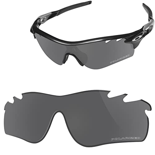 Vaep Polycarbonat Ersatzgläser für Oakley RadarLock Path Vented OO9206 - Schwarzes Uran POLARISIERT von Vaep