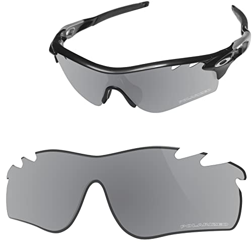 Vaep Polycarbonat Ersatzgläser für Oakley RadarLock Path Vented OO9206 - Silber Titan POLARISIERT von Vaep