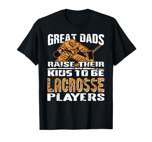 Großartige Väter Ziehen Kinder Zu Lacrossern Heran T-Shirt von Väter Mit Stolz Im Lacrosse-Familienteam