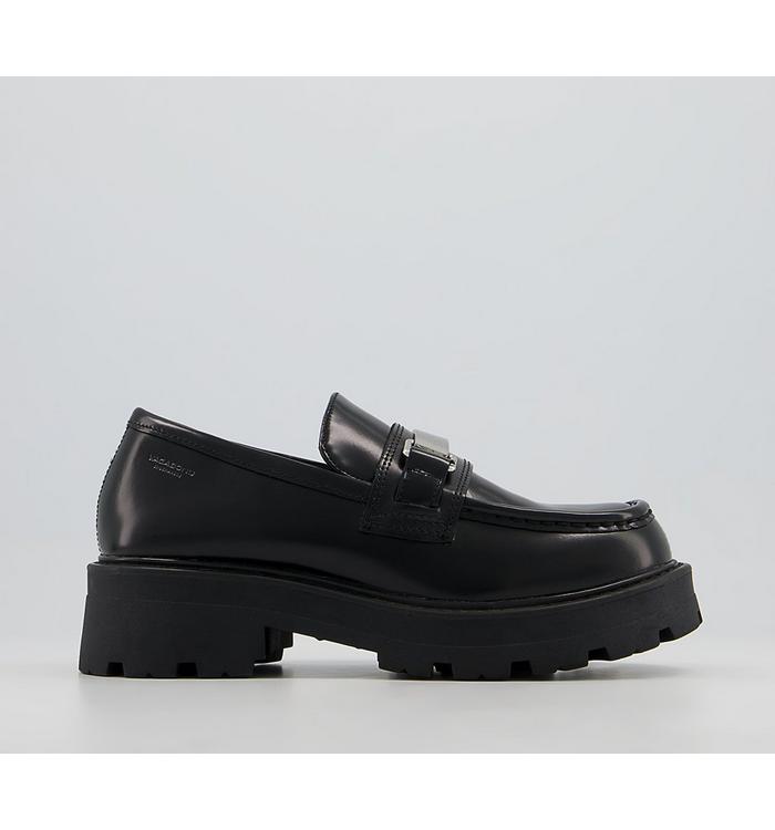 Vagabond Shoemakers Cosmo 2.0 Buckle Loafers BLACK POLISHED,Black von Vagabond Shoemakers