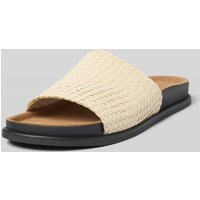 Vagabond Slides in Flecht-Optik Modell 'Effie' in Offwhite, Größe 41 von Vagabond