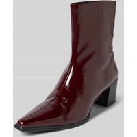 Vagabond Stiefeletten aus echtem Lackleder Modell 'GISELLE' in Bordeaux, Größe 40 von Vagabond