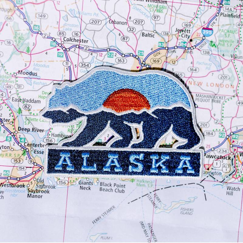 Alaska Aufnäher von VagabondHeartCo