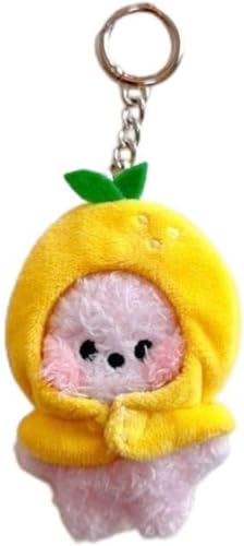 BTS Plüsch Puppe Obst Serie Schlüsselanhänger Buch Niedlich Cartoon Anhänger Tasche Anhänger Buch Tasche Schlüsselanhänger Dekoration Brieftasche Anhänger (Farbe 2,Eine Größe) von Vagbalena