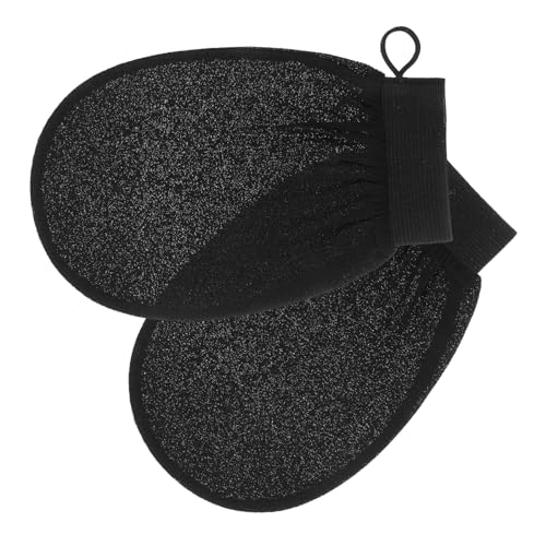 Vaguelly Peeling-handschuhe Aus Viskose Für Körperpeeling Dusche Und Bad Entfernen Abgestorbene Hautzellen Reinigende Handschuhe Für Männer Und Frauen Effektives Hautpeeling-wäscher von Vaguelly