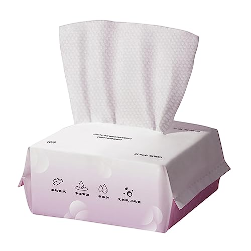 Vaguelly 1 Packung Gesichtsreinigungstuch Gesichtspapiertuch Reinigungsmittel Reisen Mini Peeling Entferner Handtücher Reinigungstücher Make -up -waschlappen Baumwolltücher Handtuch von Vaguelly
