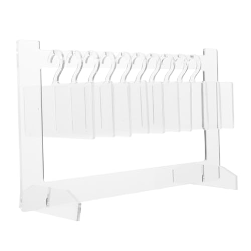 Vaguelly 1 Set Acryl-aufhänger, Nagel-display-ständer, Desktop-nagelspitzen-organizer, Tragbares Transparentes Nagelproben-display Für Nagelstudio von Vaguelly