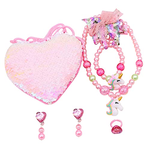 Vaguelly 1 Set Kinder Halskette Kinder Perlen Halskette Dekorativer Kinder Schmuck Kinder Schmuck Kinder Perlen Halskette Kinder Halskette Dekor Mädchen Geschenk Kinder Halskette von Vaguelly