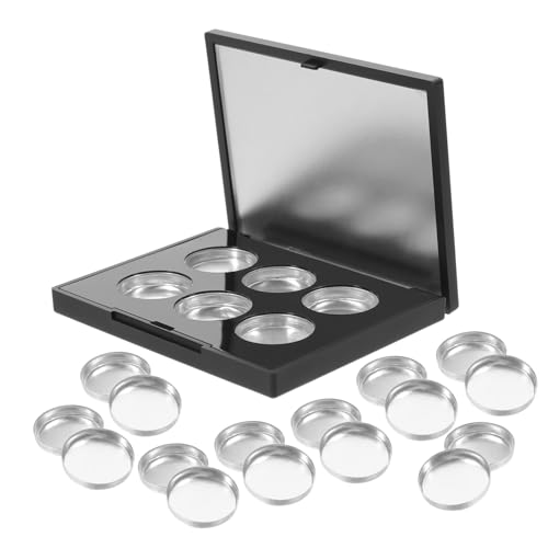 Vaguelly Leere Lidschattenbox Aus Hochwertigem Material Kompaktes Und Dünnes Design Für Reise Nachfüllbar Für Lidschatten Und Textmarker Praktische Aufbewahrungsbox Für Make-up von Vaguelly