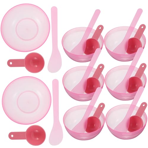 Vaguelly 10sätze Gesichtsmasken-applikator Und Mischschale Diy-hautpflege-werkzeuge Mit Spatel Und Löffel Aus Kunststoff Für Masken-zubereitung Und Auftragen Im Spa Hause von Vaguelly