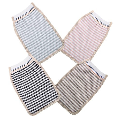 Vaguelly 10 Stück Badetuch Badehandschuhe Zum Duschen Bad Luffa Körperwäsche Auto Reinigungsschwamm Badehandschuh Peeling Duschhandschuh Babyschwamm Zum Badeschrubber Pflanzenfasern von Vaguelly