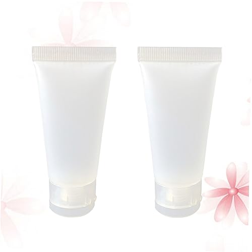 Vaguelly 10 Stück Nachfüllbare Quetschflaschen für Lotion Shampoo Gesichtsreinigung Handcreme Reisebehälter Auslaufsicher Transparent von Vaguelly