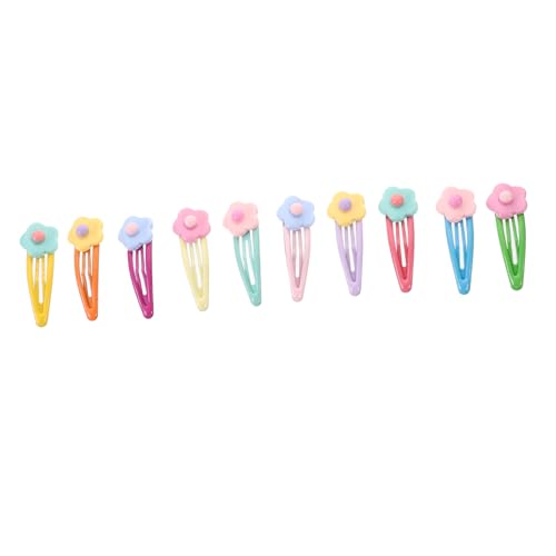 Vaguelly 10 Stück Teiliges Bunte Haarspangen mit Niedlichen Blumen Modischer Haarschmuck für Frauen und Mädchen Vielseitig Einsetzbar für Alltag und Festliche Anlässe von Vaguelly