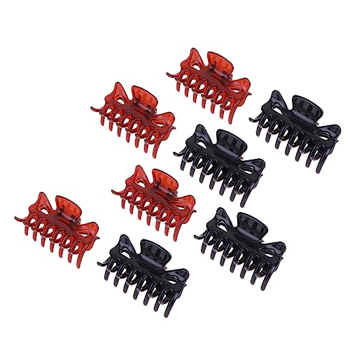 Vaguelly 10 Stück Teiliges Langlebige Haarspangen aus Schwarzem und Braunem PP Material Robuste Ponytail Clips für Frauen und Mädchen Klammern zum Einfachen Styling und Vielseitigem von Vaguelly