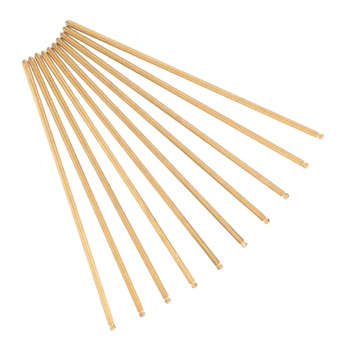 Vaguelly 10stücke Goldene Haarnadeln Für Damen Kupfer Haarnadel Mit Loch Diy Haarspange Accessoire Metall Haargabel Langlebiges Haarzubehör Für Alltagskostüm von Vaguelly