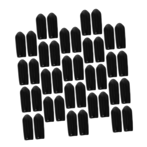 Vaguelly 100 Stück Haarreifen Gummi Endkappen Langlebige Stirnbandenden aus Leichtem Gummi Einfach zu Montierende DIY Haar accessoires Passend für Haarreifen Bequem und Schützend von Vaguelly