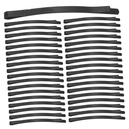 Vaguelly 100 Stück Schwarze Metall Haarnadeln Bobby Pins Haarklammern Langlebig Robust für Frauen Mädchen Vielseitiger Haarschmuck zum Fixieren von Strähnen und Flechten von Vaguelly
