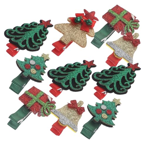 Vaguelly 10er Set üße Weihnachts Haarclips Bunte Snap Haarspangen Für ädchen Und Teenager Niedliche Haarschmuck Accessoires Mit Zufälligen Mustern von Vaguelly