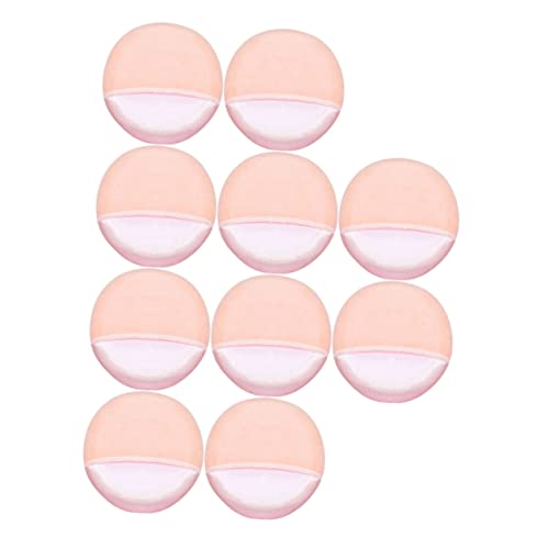 Vaguelly 10stücke Puderquaste Für Damen Make-up Kosmetikquaste Für Kompaktpuder Weicher Puff Aus Hochwertigem Material Waschbar Und Einfach Zu Reinigen von Vaguelly