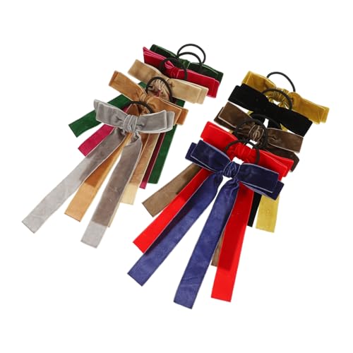 Vaguelly 10stücke Lange Haargummis Mit Schleife Elastische Haarseile Schleifen-haargummis Für Frauen Teenager Mädchen Haarschmuck Aus Bändern Haarbänder Für Damen Mit Bändern Fürs von Vaguelly