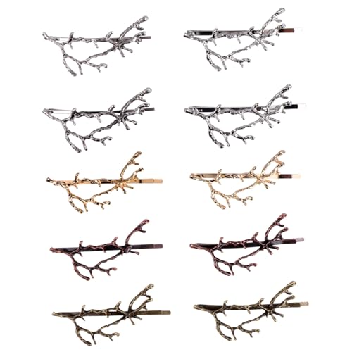 Vaguelly 10stücke Teiliges Branch Haarklammern Stilvolle Haarspangen Für Mädchen Und Frauen Haarschmuck-accessoires in Silber Gold Antikkupfer Und Antiksilber von Vaguelly