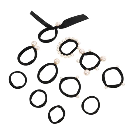Vaguelly 11 Stück Haarschmuck-Set Haargummis Stirnband-Set haarstyling zubehör Perlen Haarbänder Haarschmuck Set Accessoires für Mädchen Haarbänder für Damenhaar Polyesterfaser Black Vaguelly 11 Stück Haarschmuck-Set Haargummis Stirnband-Set haarstyling zubehör Perlen Haarbänder Haarschmuck Set Accessoires für Mädchen Haarbänder für Damenhaar Polyesterfaser Black von Vaguelly