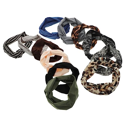 Vaguelly 12 Stück Damen Sport Stirnbänder Elastische Knoten Haarbänder für Yoga Workout und Freizeit Atmungsaktiv und Komfortabel für Make Up und Gesichtsreinigung von Vaguelly