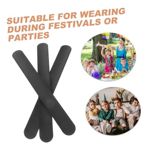 Vaguelly 12 Stück Teiliges Silikon schnapparmband Weiche Formstabile DIY Schlagarmbänder für Erwachsene Blanko Armbänder zum Personalisieren Bunte Festivalbändchen für Partys und Events von Vaguelly