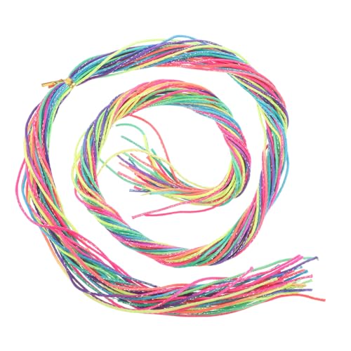 Vaguelly 120 Stück Haarbänder für Zöpfe Bunte Haarstränge zum Flechten Leichte und Langlebige Haarseile für Teenager Mädchen DIY Styling Zubehör für Partys und Alltag von Vaguelly