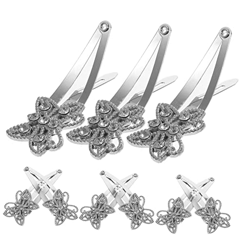 Vaguelly 12stücke Teiliges Metall-haarclips Mit Schmetterlingen Und Strass Haarschmuck Für Damen Einfache Snap-haarspangen Hübsche Haaraccessoires Für Freizeit Und Besondere Anlässe von Vaguelly