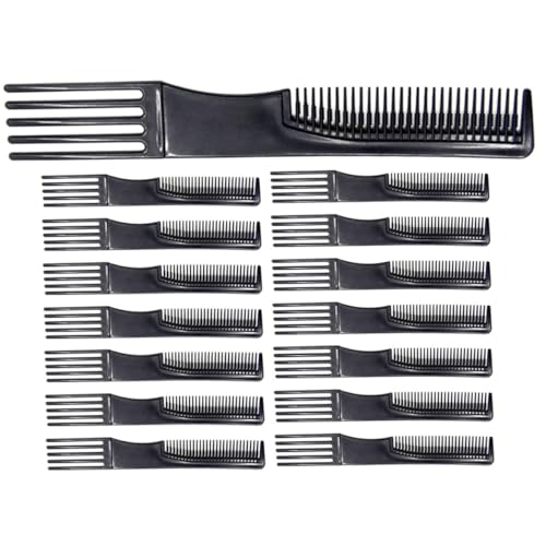 Vaguelly 15 Stück Teiliges Doppelseitiges Haarstyling kamm Vielseitige Steckkämme für Männer und Frauen Kompakt und Langlebig für Salon und Zuhause Praktisch für Nasses und Trockenes Haar von Vaguelly