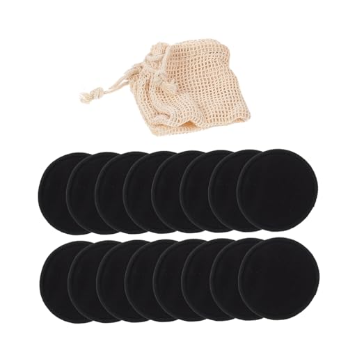 Vaguelly 16stücke Wiederverwendbare Gesichtsreinigungspads Bambusfasern Make-up-entferner-pads Für Damen Tägliche Hautpflege Waschpads von Vaguelly