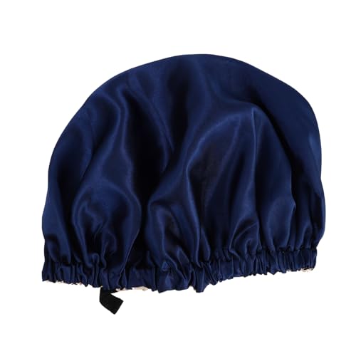 Vaguelly 1stück Satin Schlafhaube Für Damen Verstellbare Und Bequeme Kopfhaube Schützend Gegen Wasser Und Feuchtigkeit Für Nachtpflege Und Beim Waschen Gesichts Hautfreundlich Und von Vaguelly