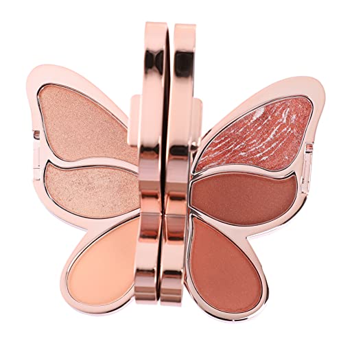 Vaguelly Schminktisch Für Augen Mit Pailletten Lidschatten Leicht Und Tragbar Für Make-up Looks Praktisches Kosmetik Accessoire von Vaguelly