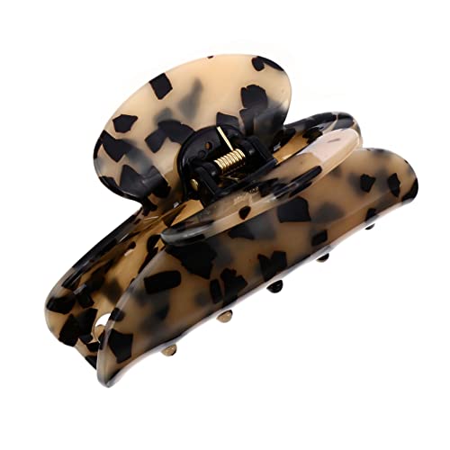 Vaguelly Acryl Haarspange Retro Gezahnte Kralle Clip für Damen Große Haarklammer Hochsteckfrisuren Haar Zubehör für Mädchen Eleganter Kopfschmuck von Vaguelly