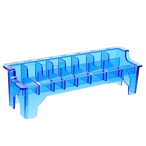 Vaguelly Kammbox Organizer Aus Kunststoff Für Haarwerkzeuge Clipper Guide Kamm Organizer Barbershop-box Haushaltsorganisation Einfach Zu Reinigen Handhaben von Vaguelly
